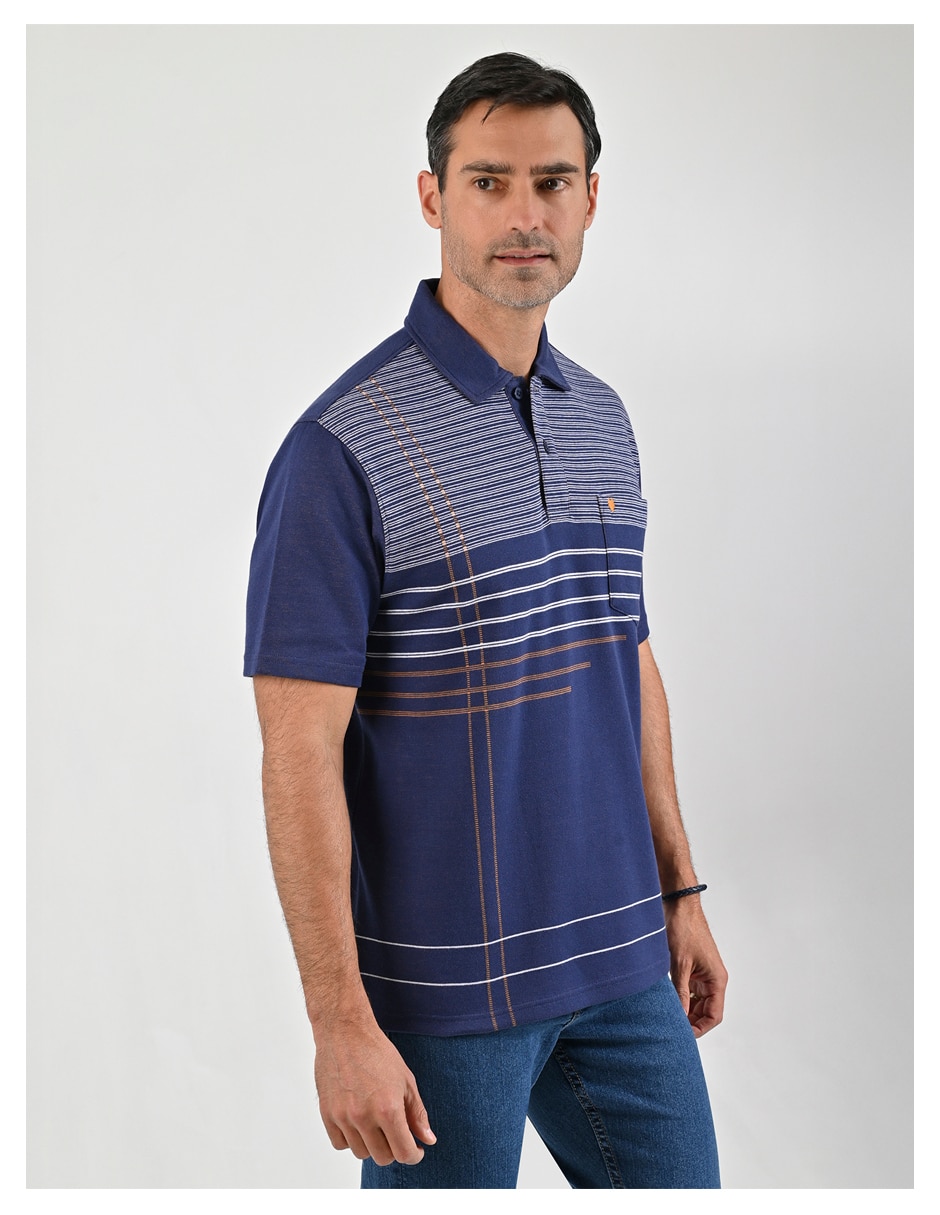 Playera tipo polo Yale para hombre