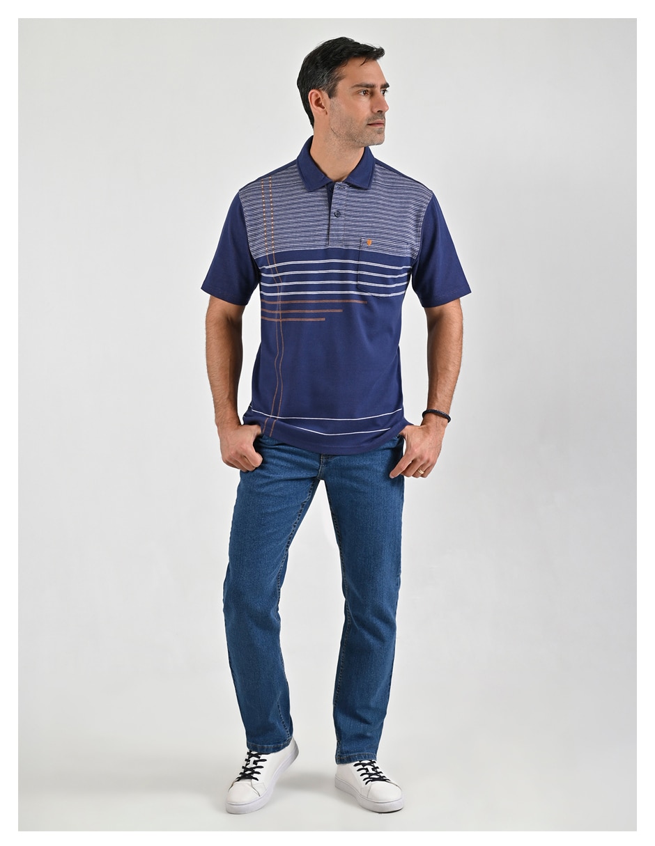 Playera tipo polo Yale para hombre
