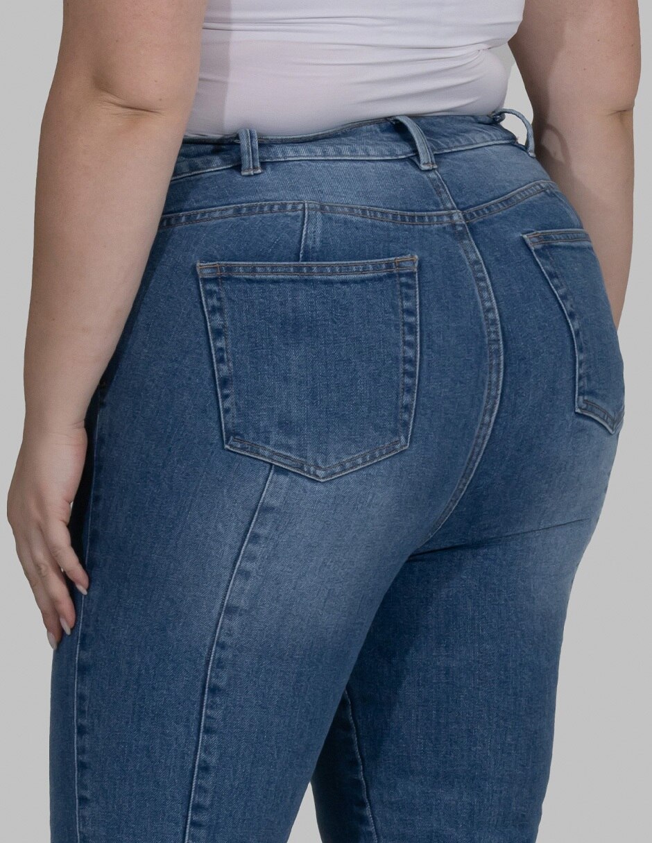 Jeans straight para mujer 6