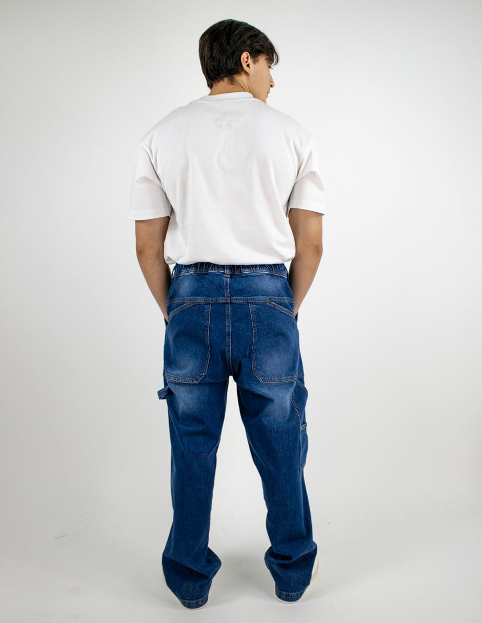 Jeans carpenter relaxed Furor deslavado para hombre