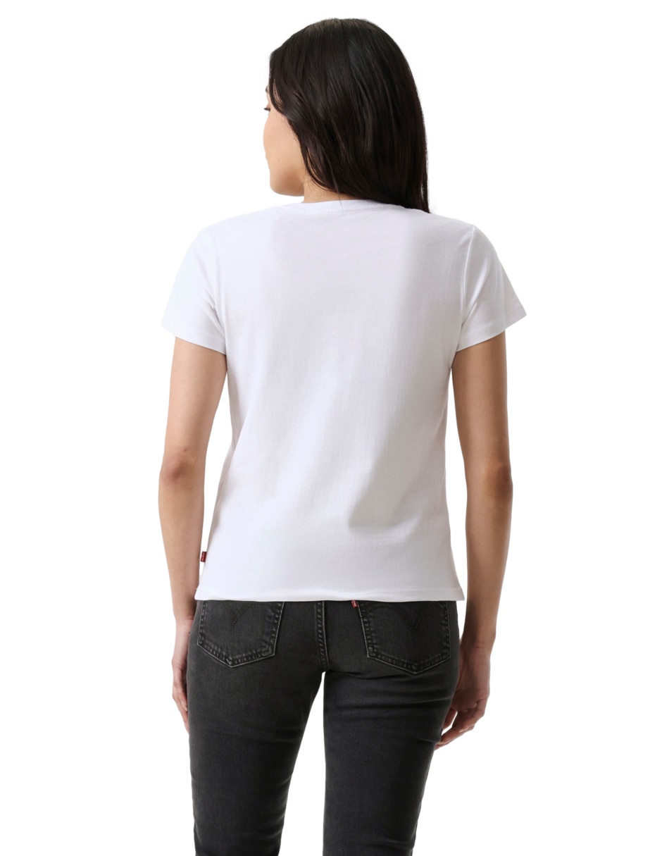 Playera manga corta Levi's cuello redondo para mujer