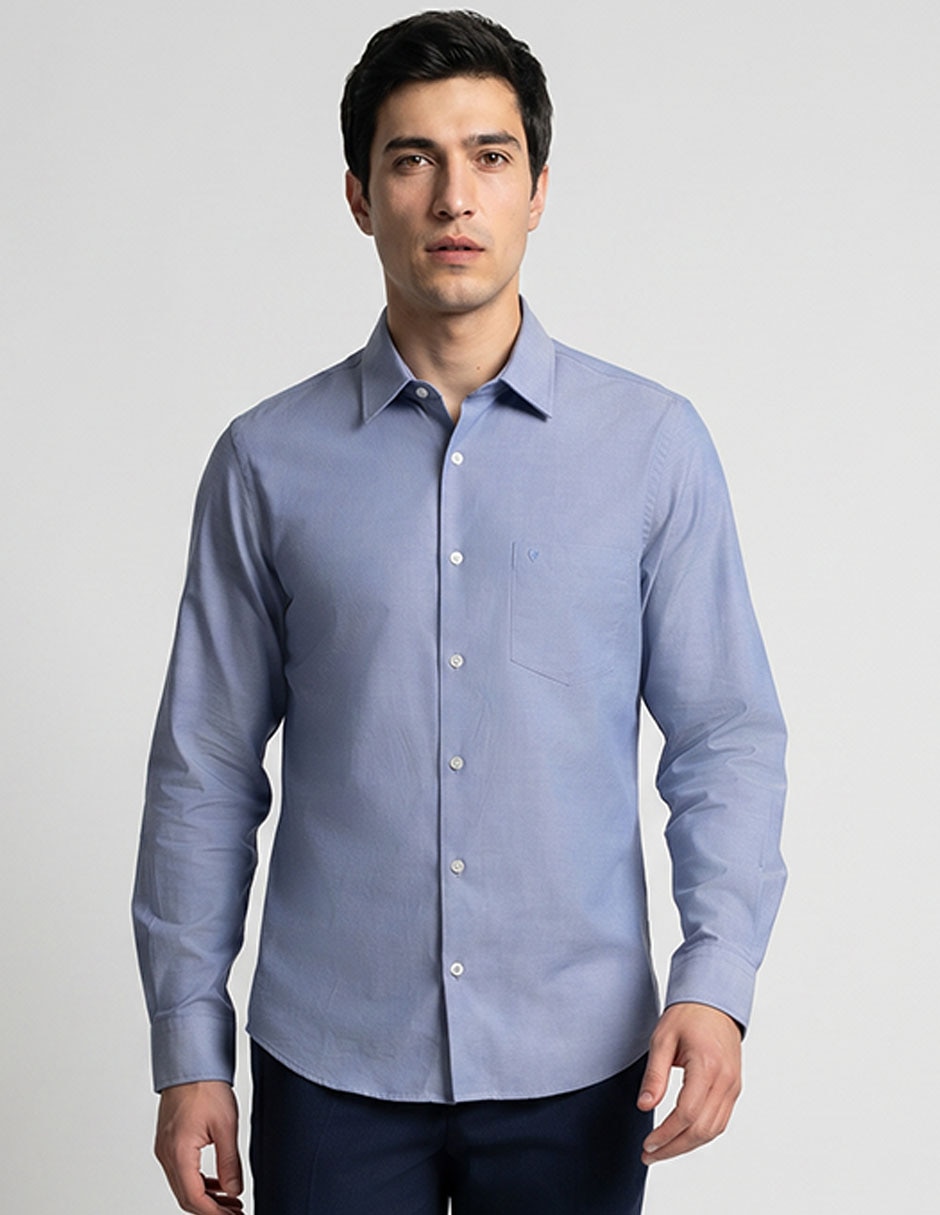 Camisa casual de algodón manga larga para hombre Camisa casual de algodón manga larga para hombre