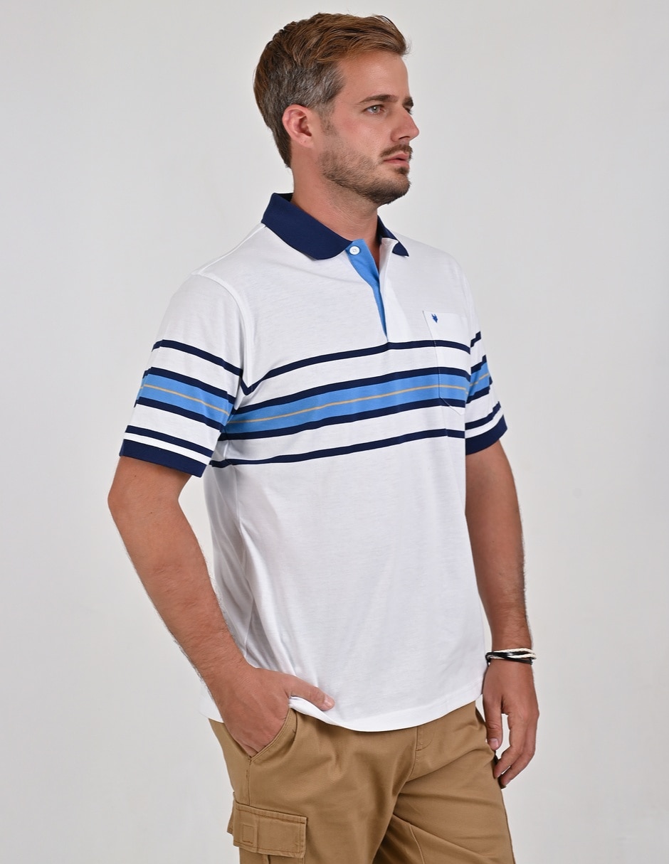 Playera tipo polo Yale para hombre