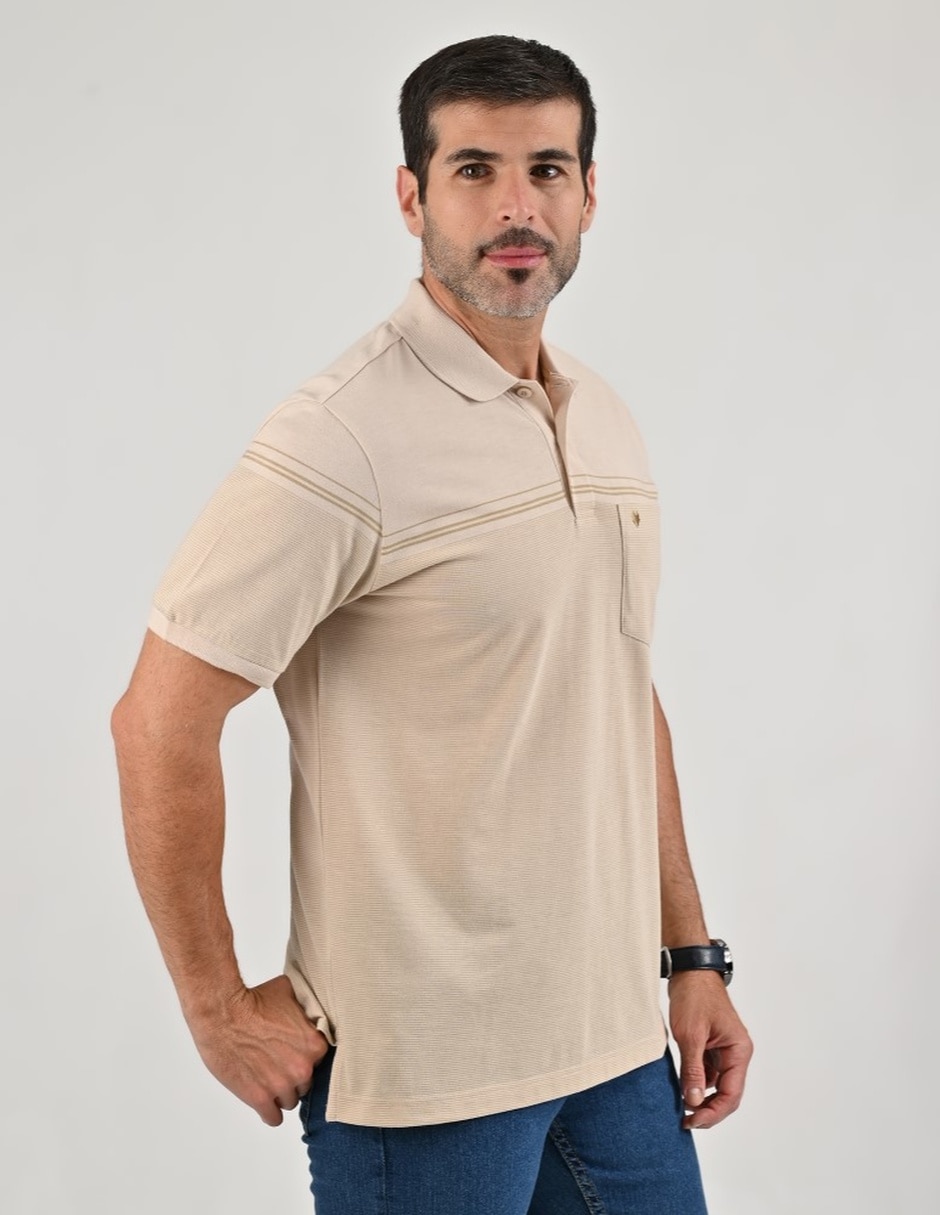 Playera tipo polo Yale para hombre