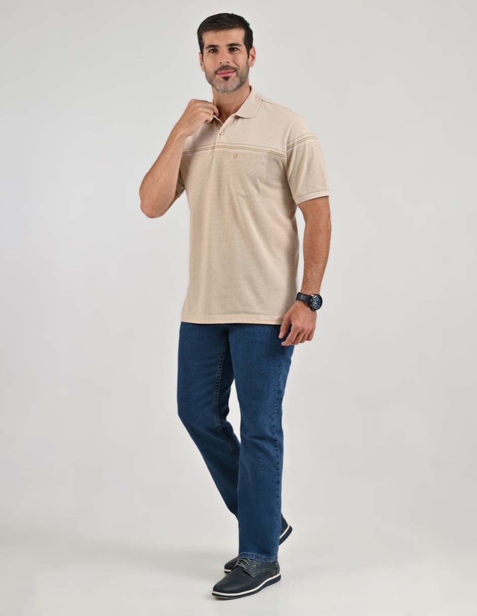 Playera tipo polo Yale para hombre