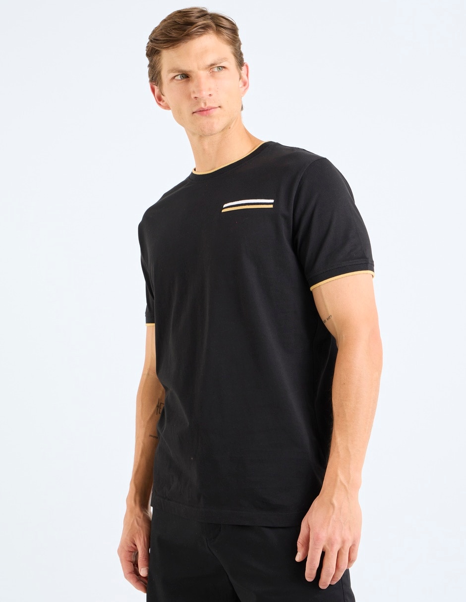 Playera cuello redondo para hombre