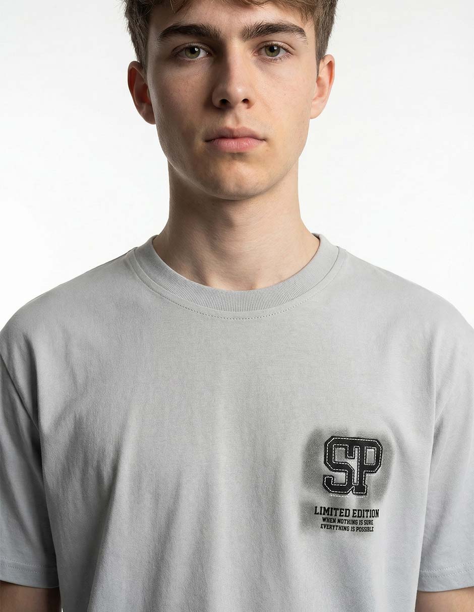 Playera cuello redondo para hombre 7