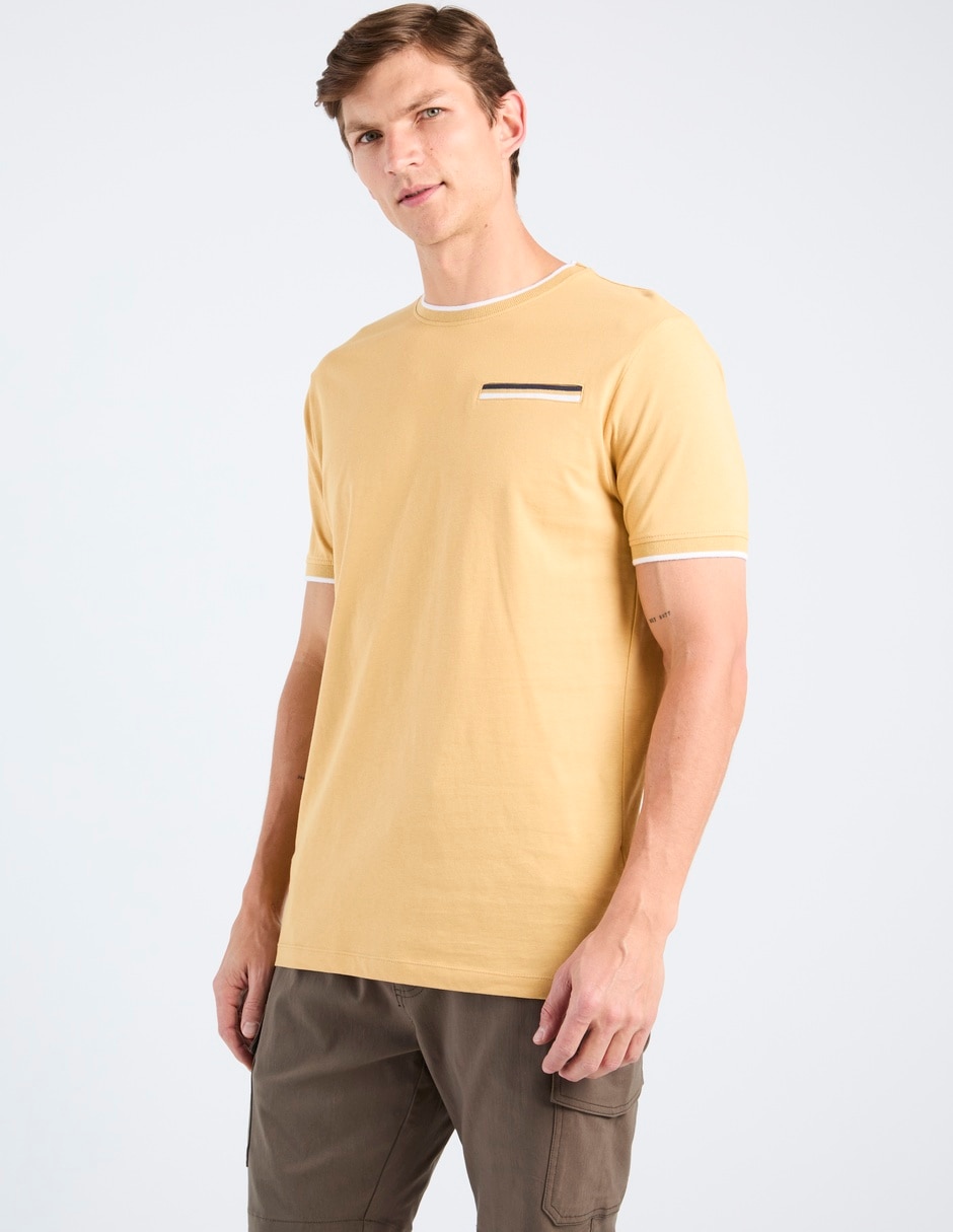 Playera cuello redondo para hombre 1