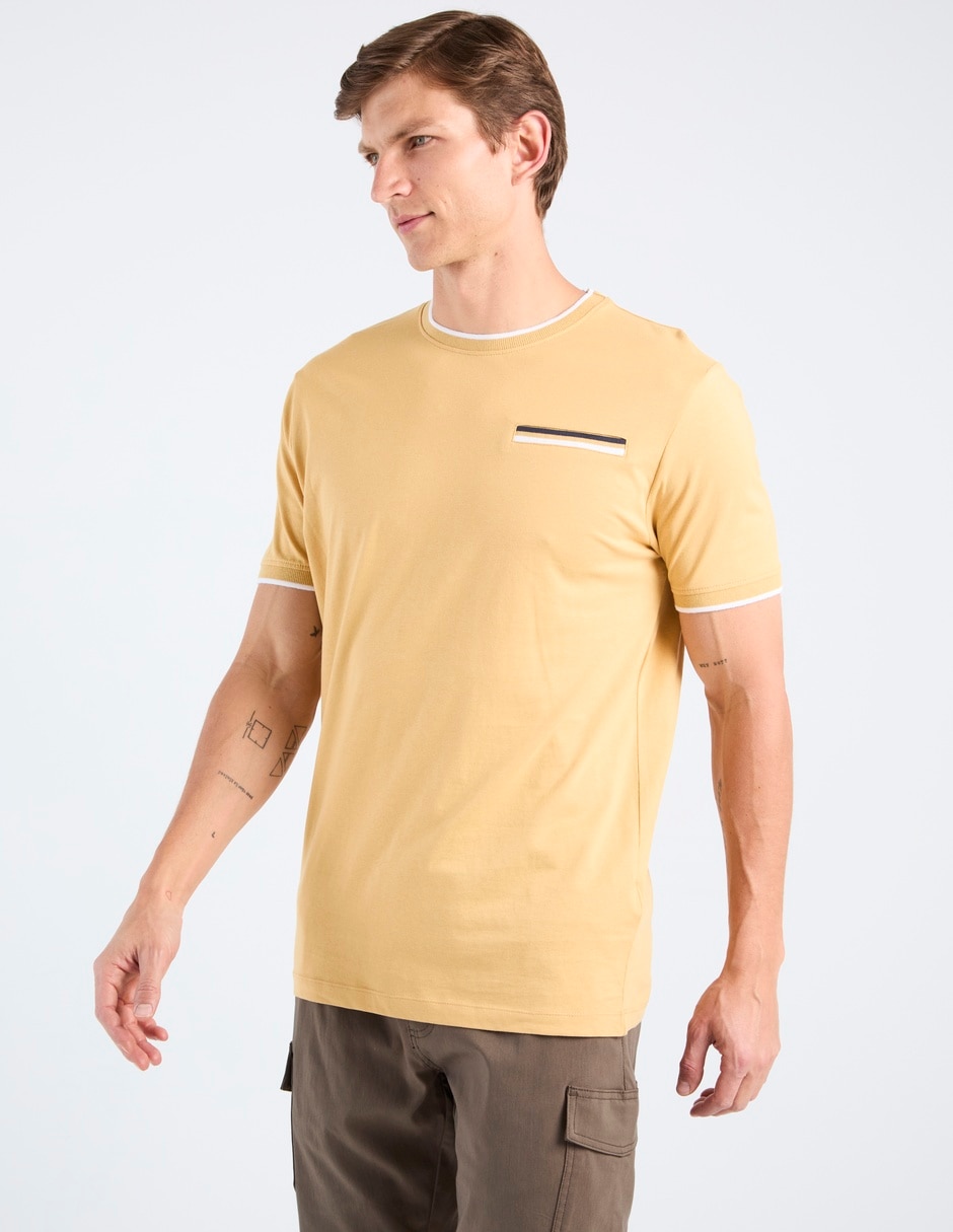 Playera cuello redondo para hombre 2