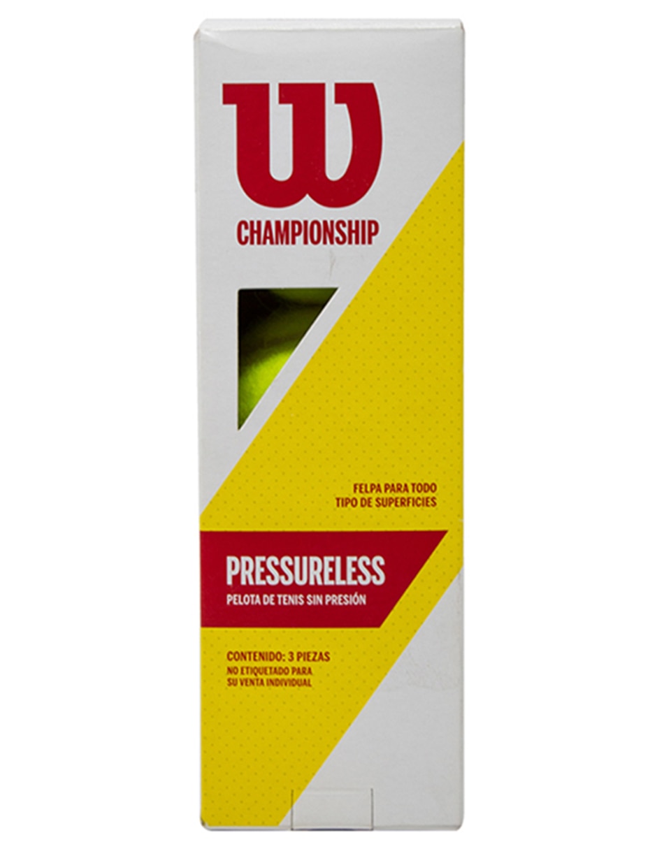 Set de pelotas Wilson Pressureless Tenis