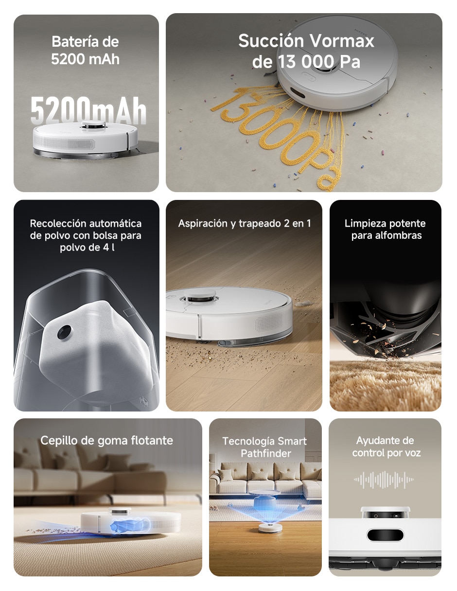 Aspiradora robot Dreame D15 Plus RLF11SE