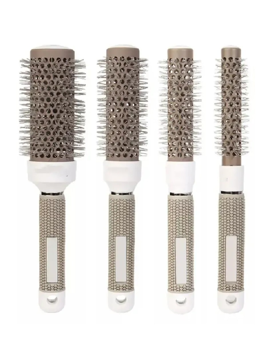 Set de cepillos para cabello de plástico