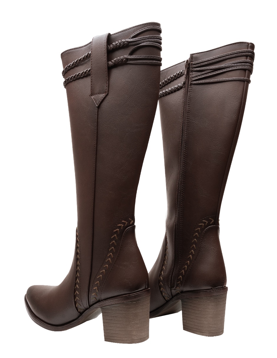 Bota abajo de la rodilla para mujer 7