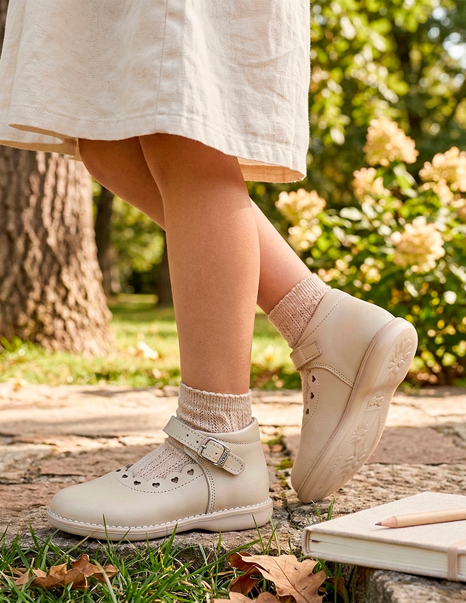 Zapato Ceremonia de Piel para Niña 10