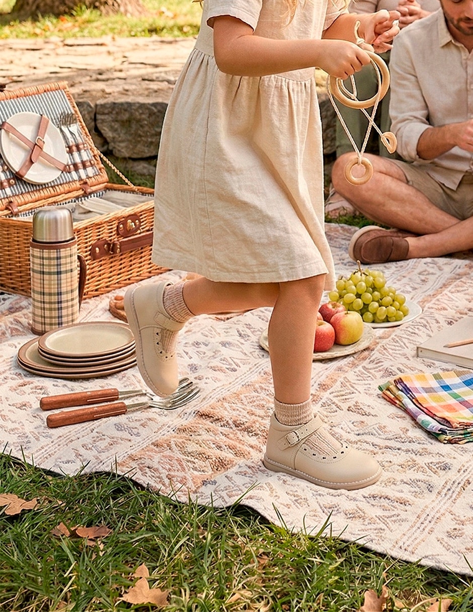 Zapato Ceremonia de Piel para Niña 7