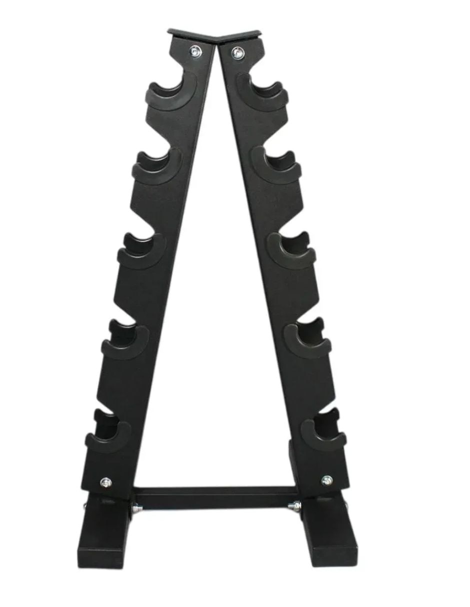 Rack de mancuernas 5 compartimentos Hex Rack de mancuernas 5 compartimentos Hex