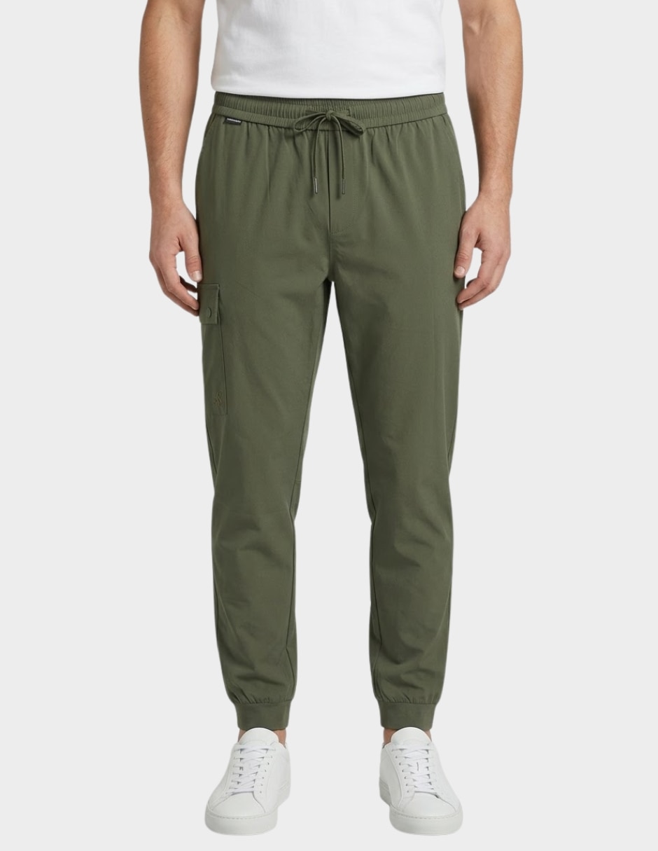 Relajado 98 coast av jogger cargo con bolsillos para hombre