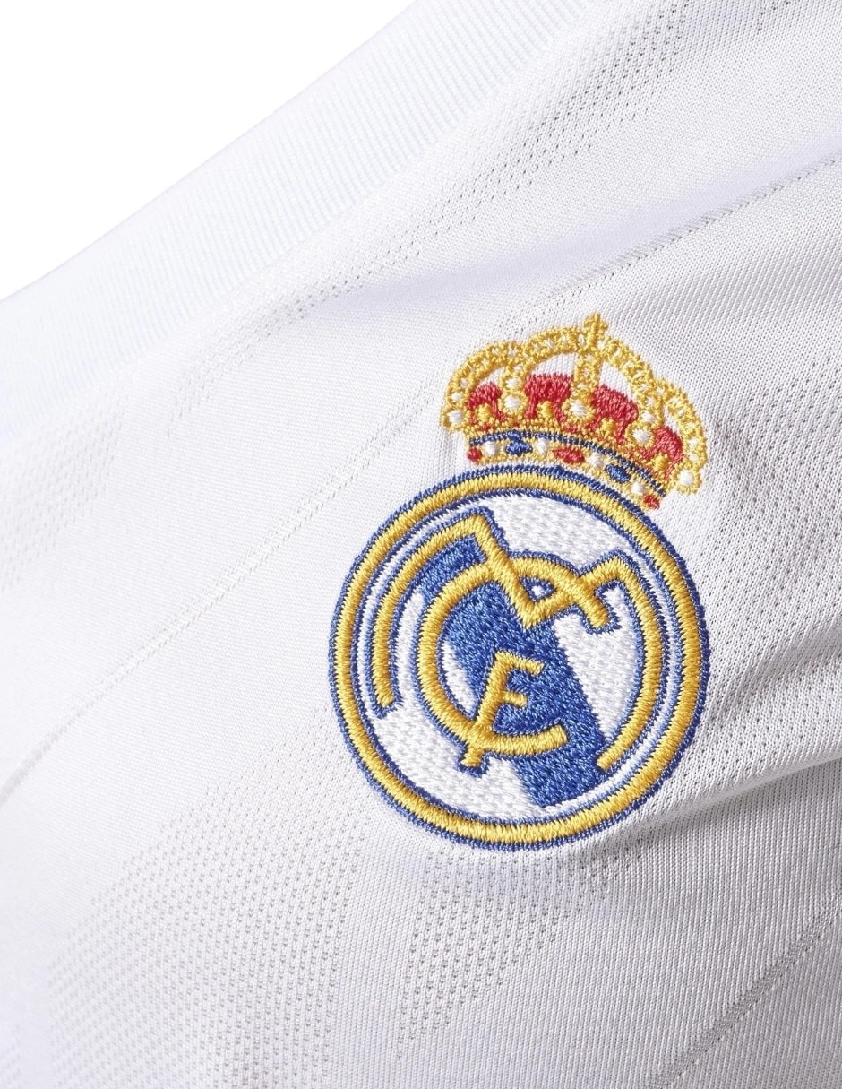 Jersey de real madrid club de fútbol local de manga corta adidas fan para mujer