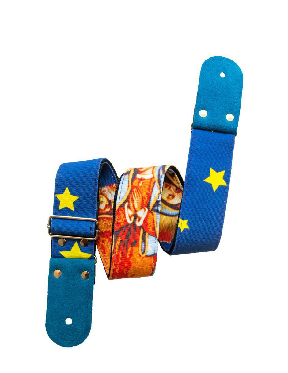 Correa para guitarra o bajo Virgen