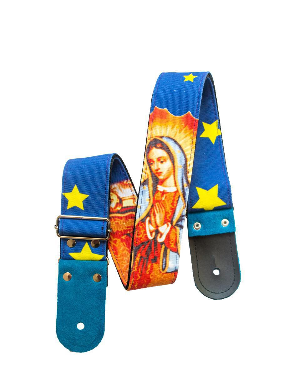 Correa para guitarra o bajo Virgen