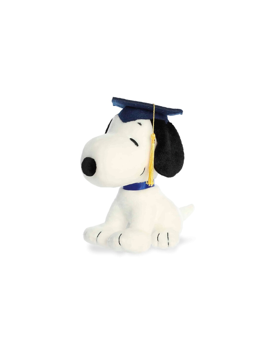 Peluche de Peanuts Aurora Snoopy Graduacion de 22 cm